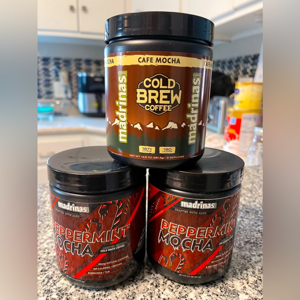 Madrinas Peppermint Mocha and Mocha Cold Brew Coffee